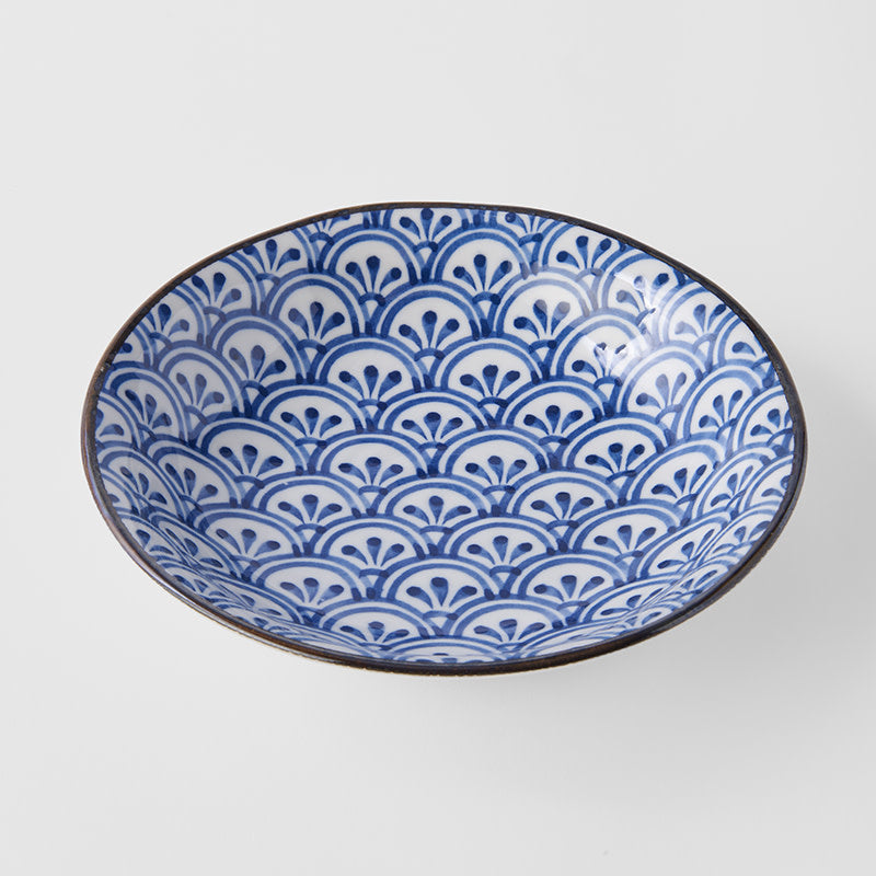 Pasta Bowl 20.5cm Petal Crest Design