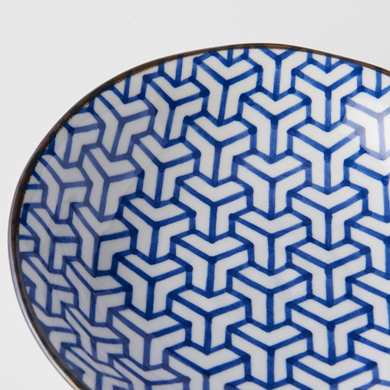 Pasta Bowl 20.5cm Herringbone Design