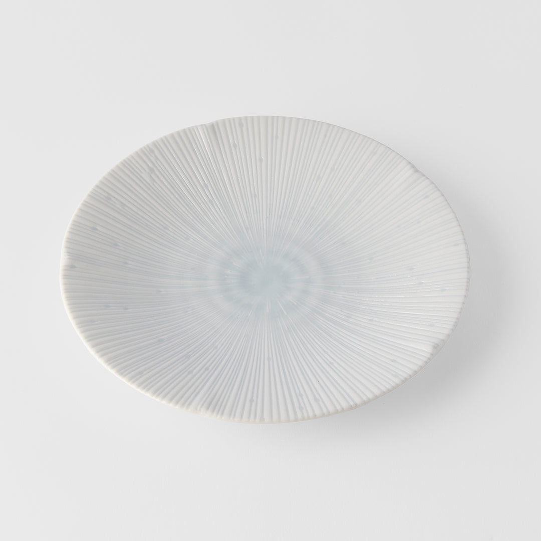Side Plate 22cm Ice White Glaze