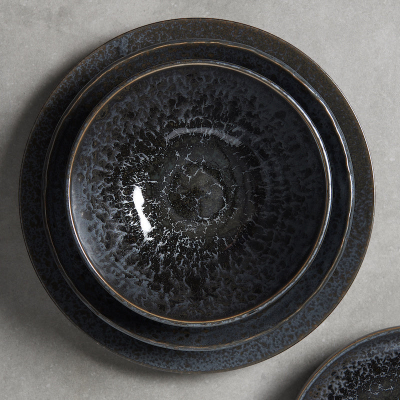 Side Plate 19cm Black Pearl Glaze