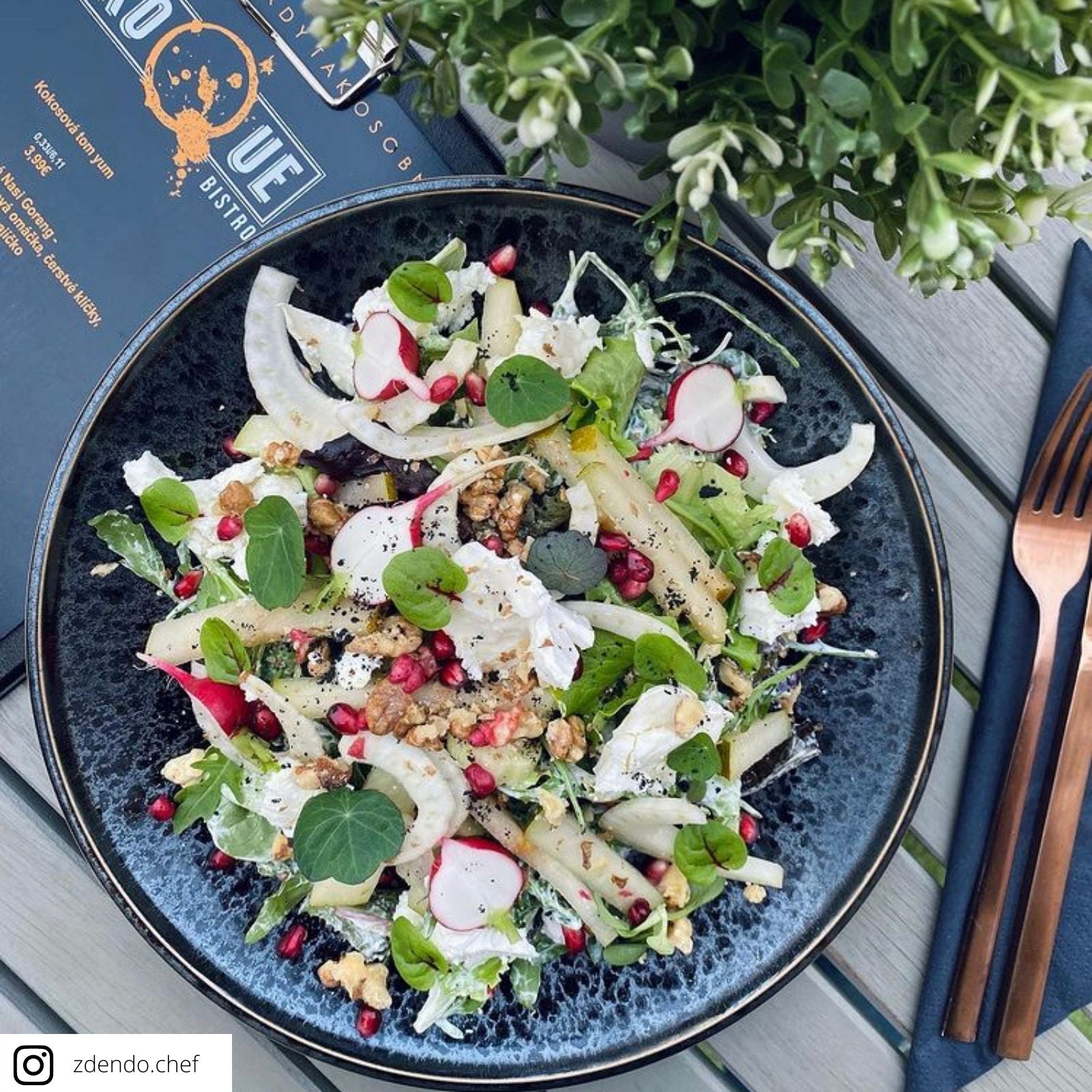 Side Plate 19cm Black Pearl Glaze