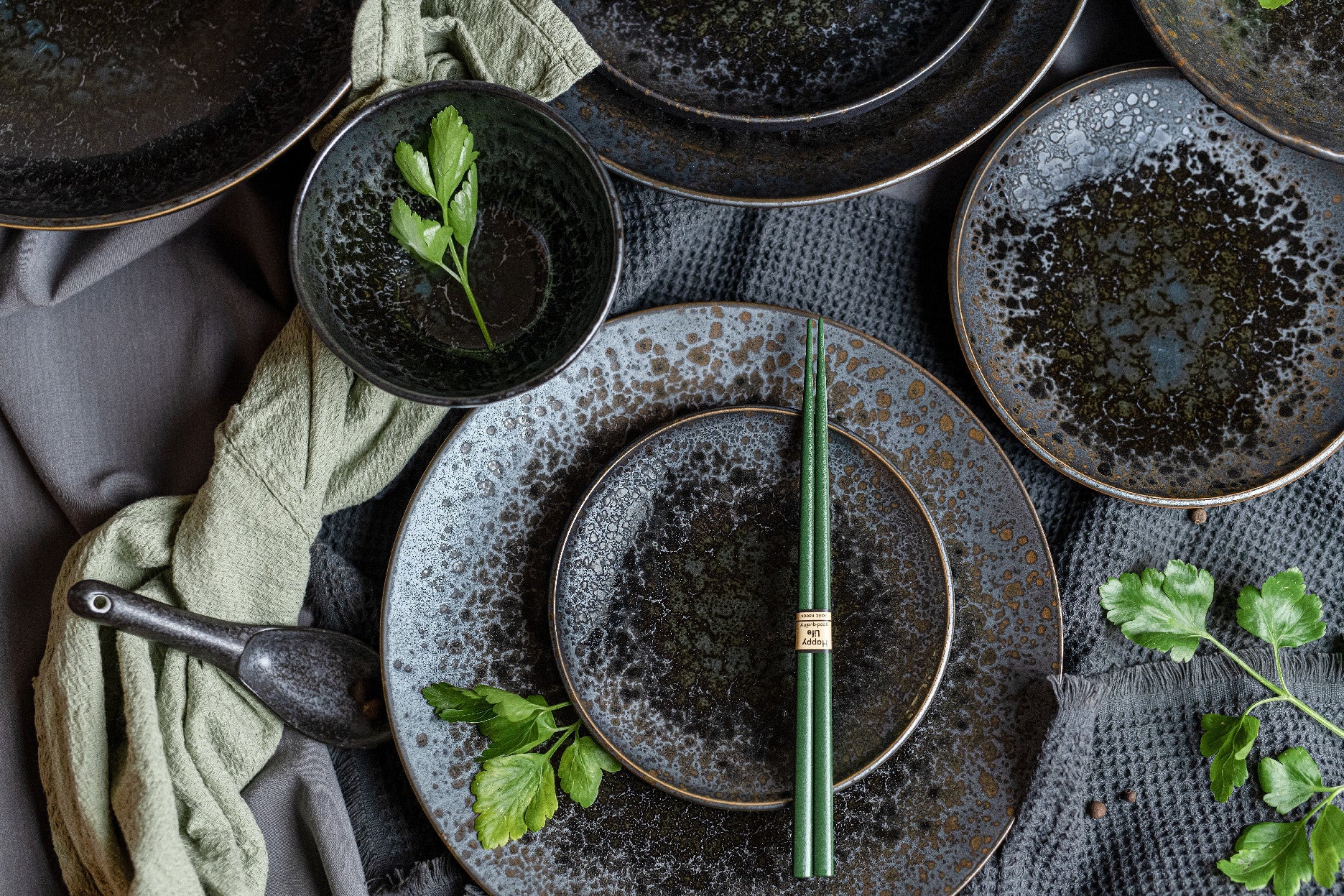 Bowl 15cm Black Pearl Glaze