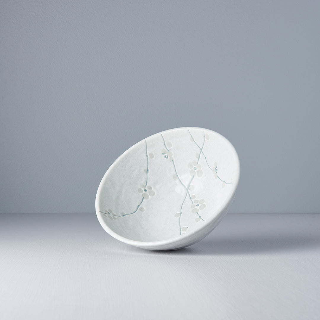 Udon Bowl 19.5cm White Blossom Glaze