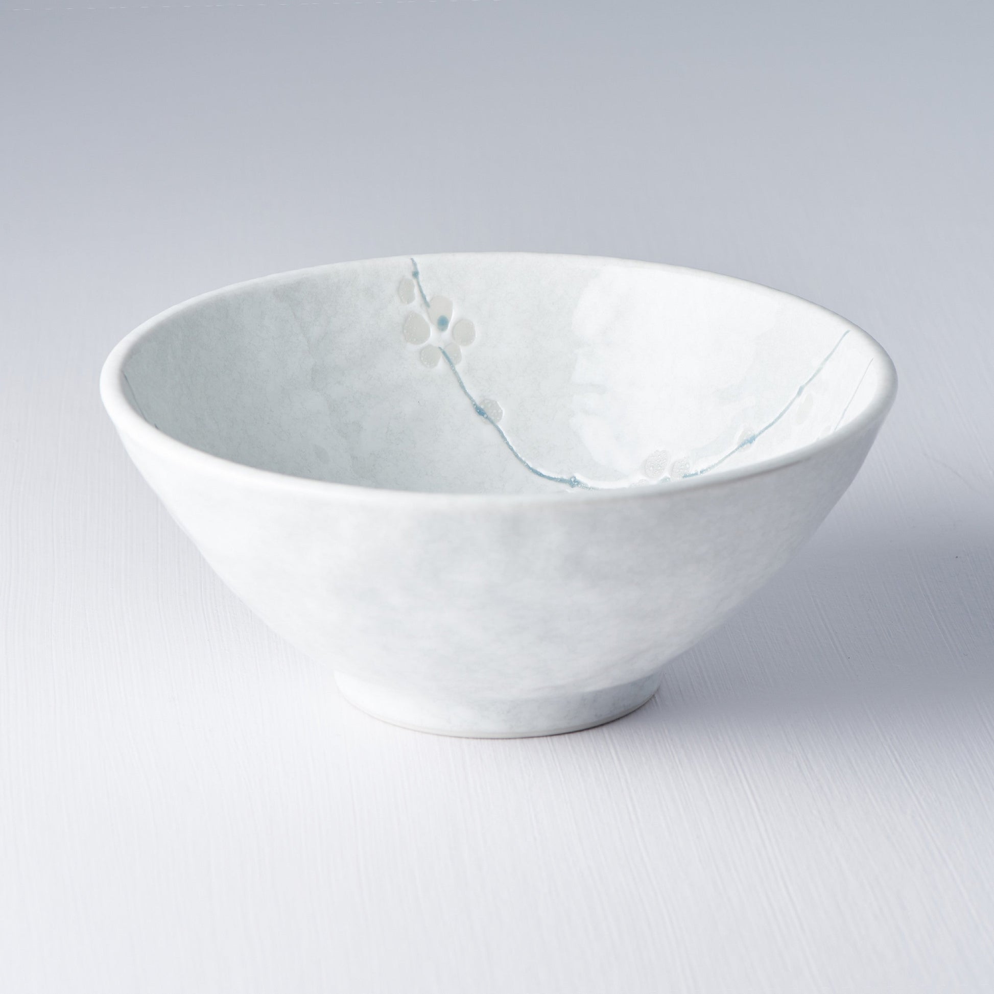 Udon Bowl 19.5cm White Blossom Glaze