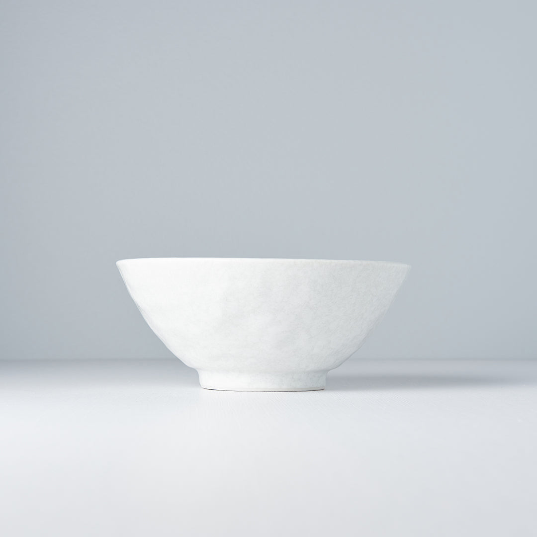 Udon Bowl 19.5cm White Blossom Glaze