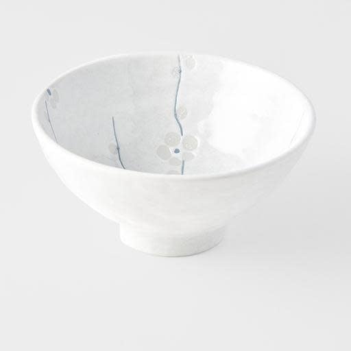 Bowl 15cm White Blossom Design