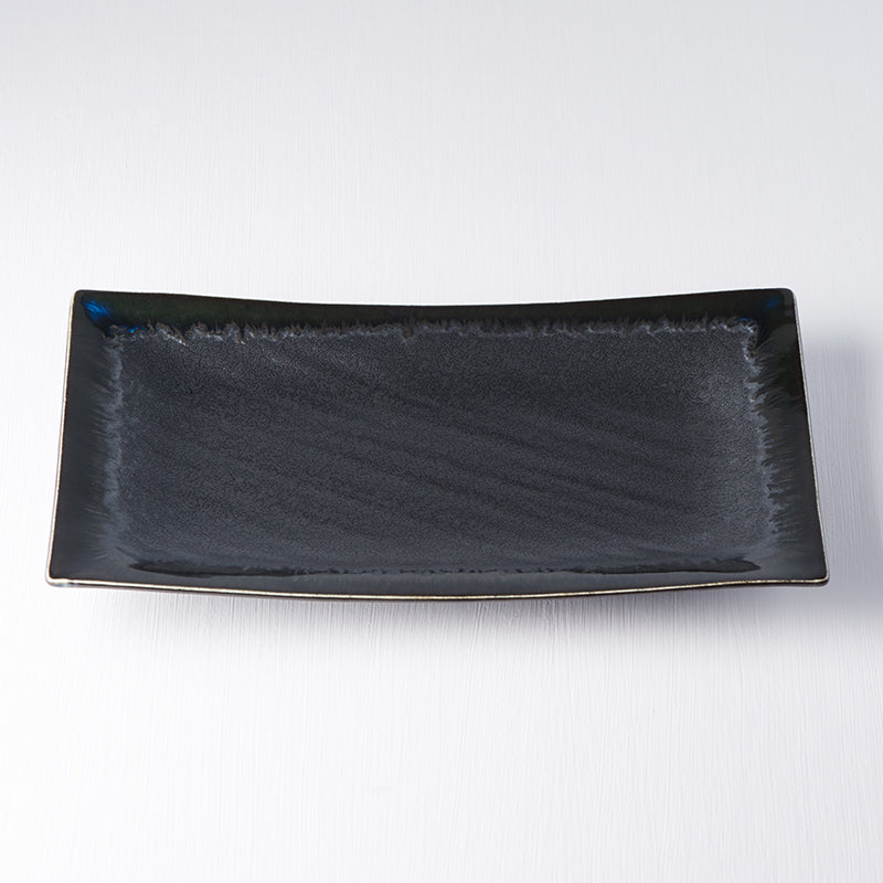 Platter Rectangular 33cm Matt and Shiny Glaze