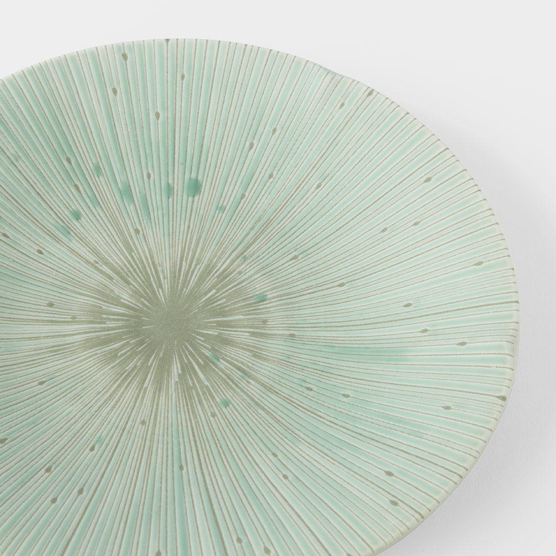 Side Plate 22cm Ice Green Glaze