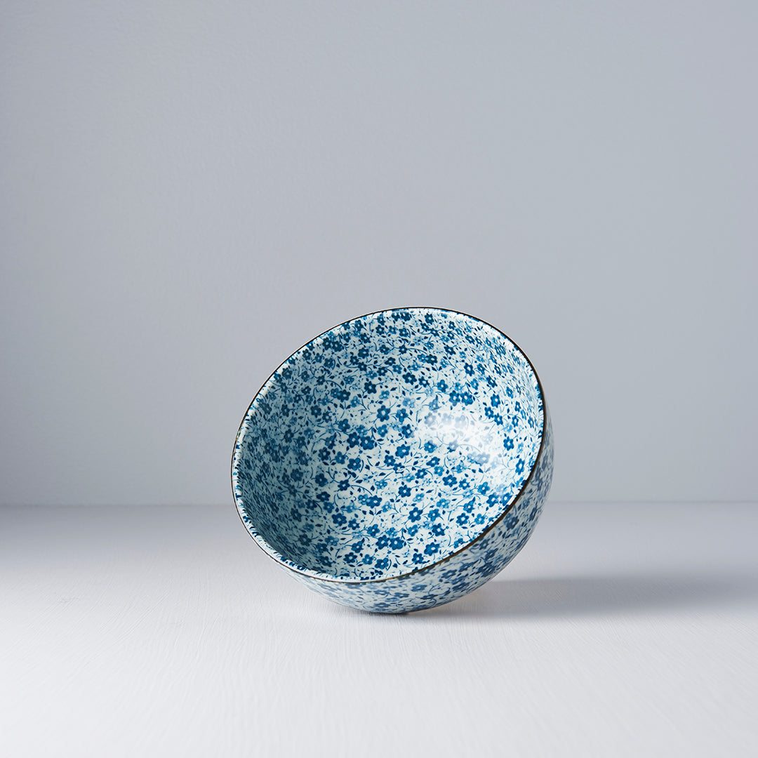 Bowl 16cm Blue Daisy Glaze