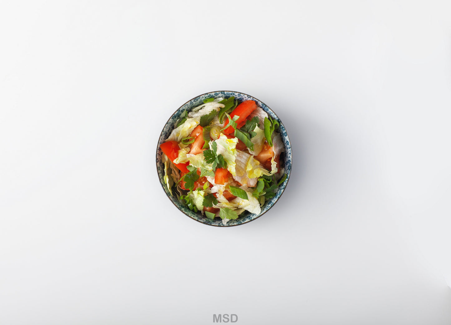 Bowl 16cm Blue Daisy Glaze