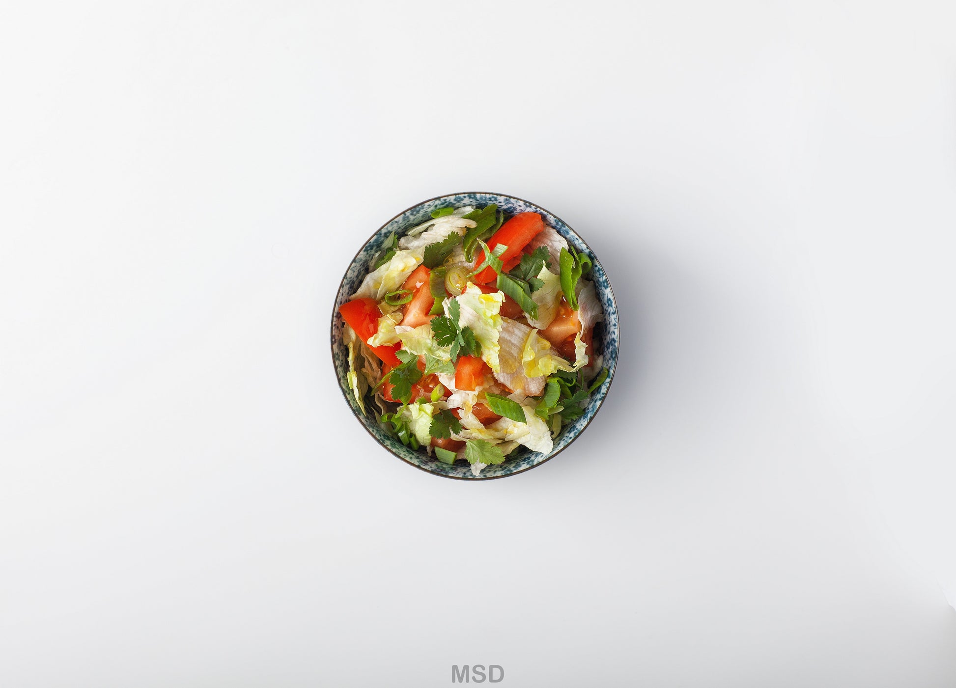 Bowl 16cm Blue Daisy Glaze