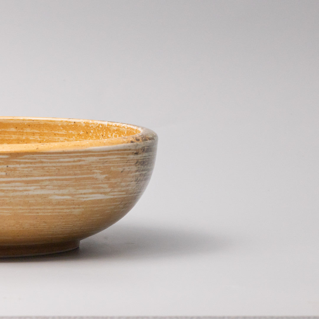 Bowl 24cm Burnt Orange Glaze