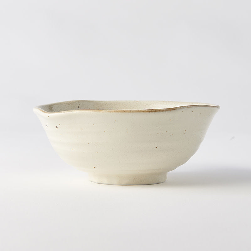 Bowl Organic 18cm Spiral Sand Glaze