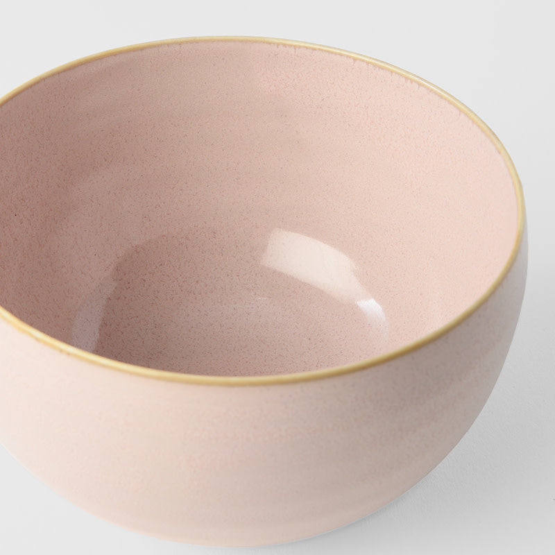 Bowl Round Medium 13cm Sakura Pink Glaze