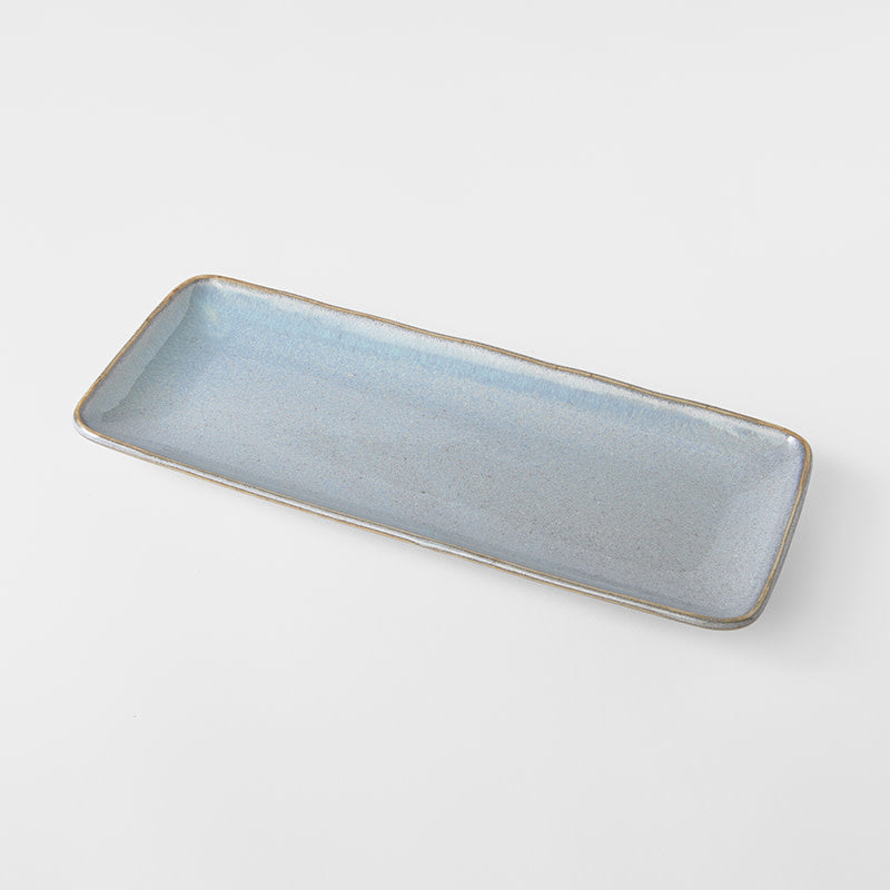 Sashimi Plate 29cm Steel Grey Glaze