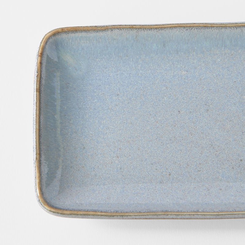 Sashimi Plate 29cm Steel Grey Glaze