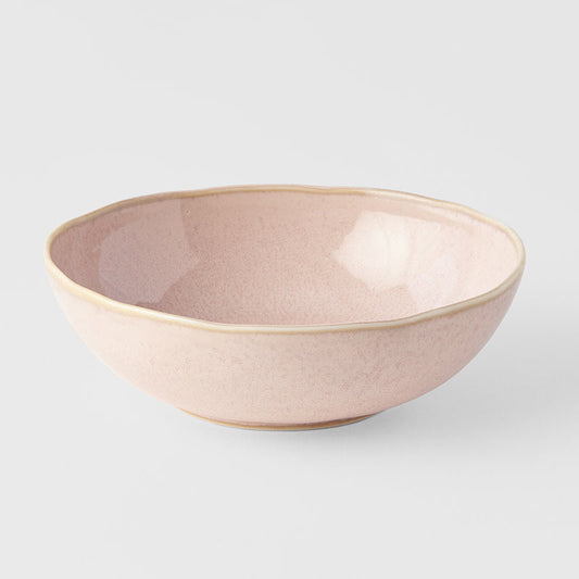 Bowl Oval 14cm Sakura Pink Glaze