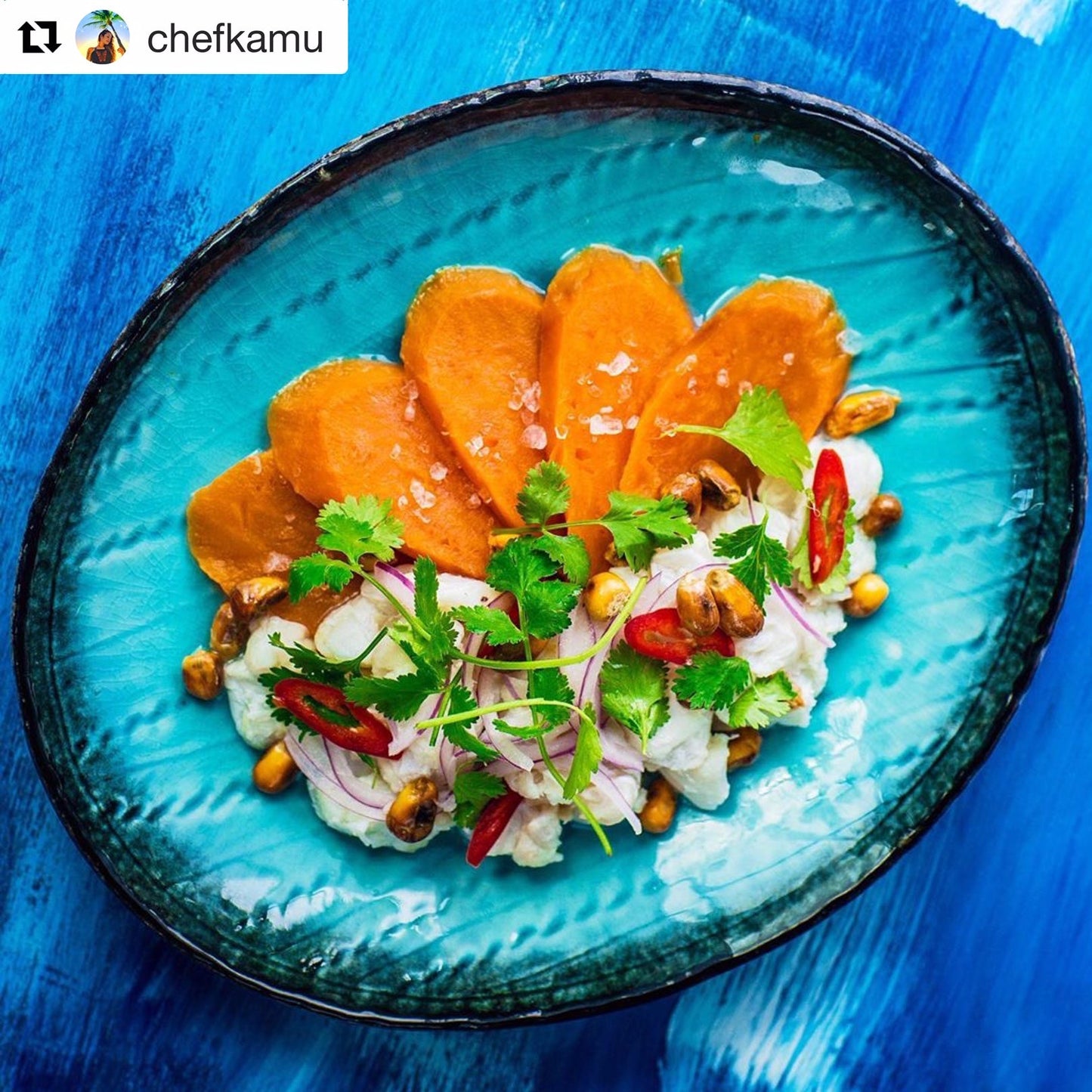 Plate Oval 24x20cm Sky Blue Glaze