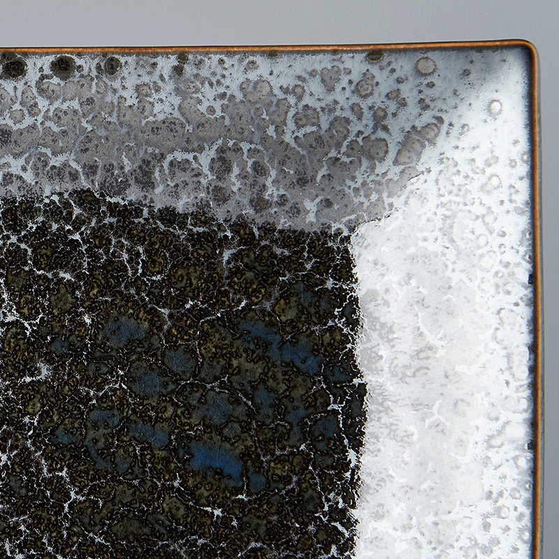 Platter Rectangular 33cm Black Pearl Glaze