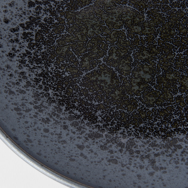 Dinner Plate 25cm Black Pearl Glaze