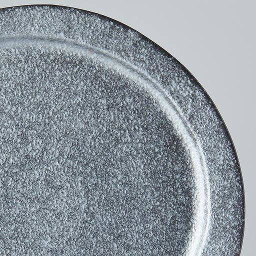 Plate Organic 25.5cm Craft Black Glaze