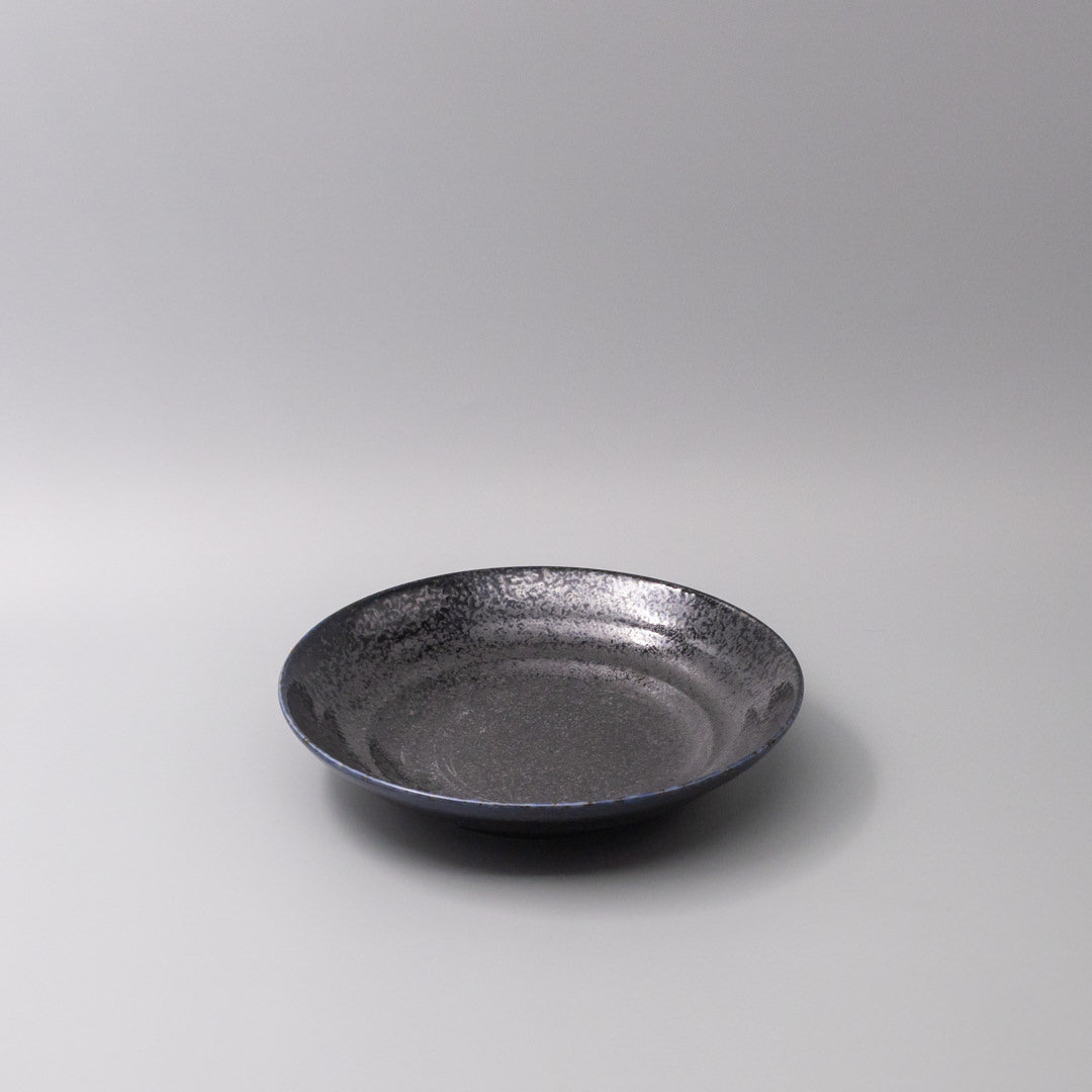 Pasta Bowl Flat Based 23cm Midnight Pearl Glaze