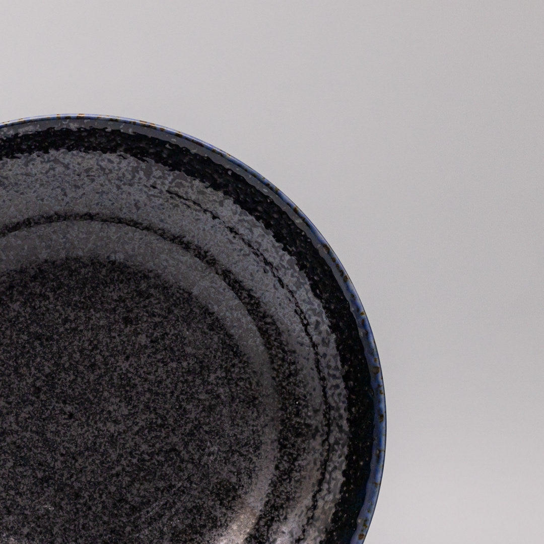 Pasta Bowl Flat Based 23cm Midnight Pearl Glaze