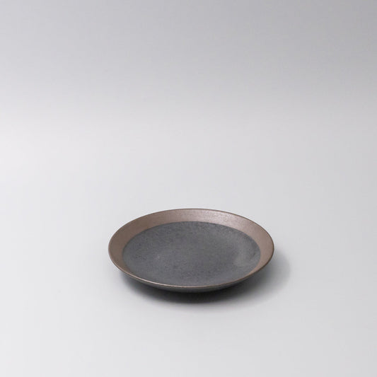 Saucer Bisque Edge 15cm Black