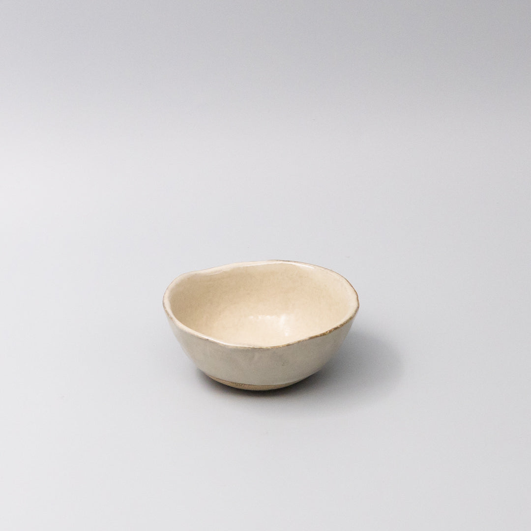 Lopsided Bowl 11cm Fawn Glaze