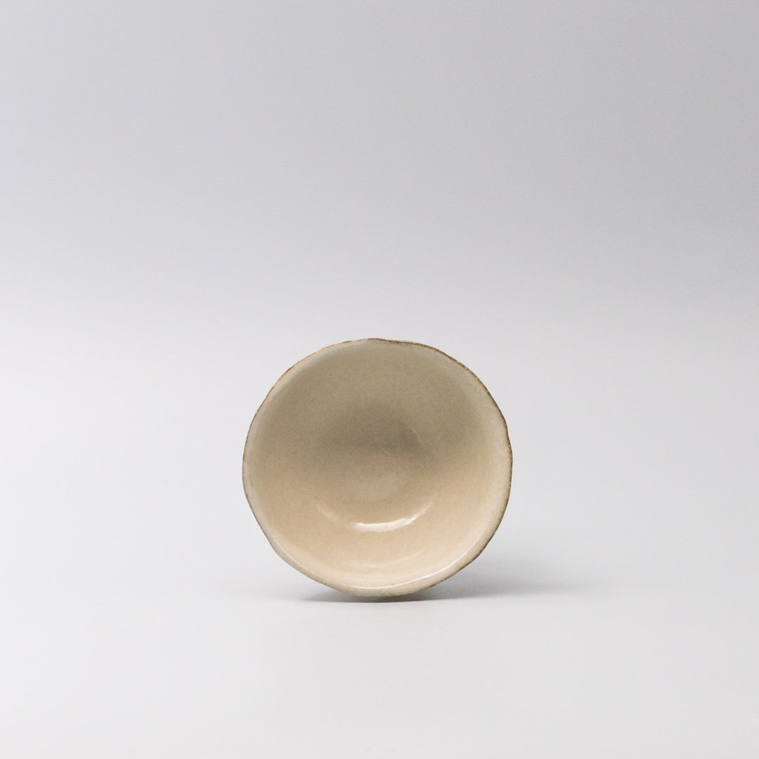 Lopsided Bowl 11cm Fawn Glaze