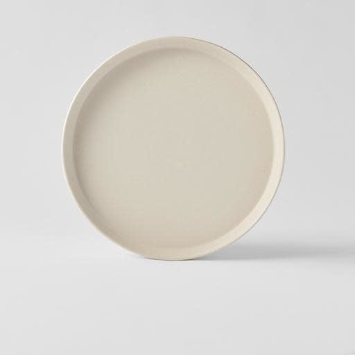 Plate High Rim 25cm Craft White Glaze