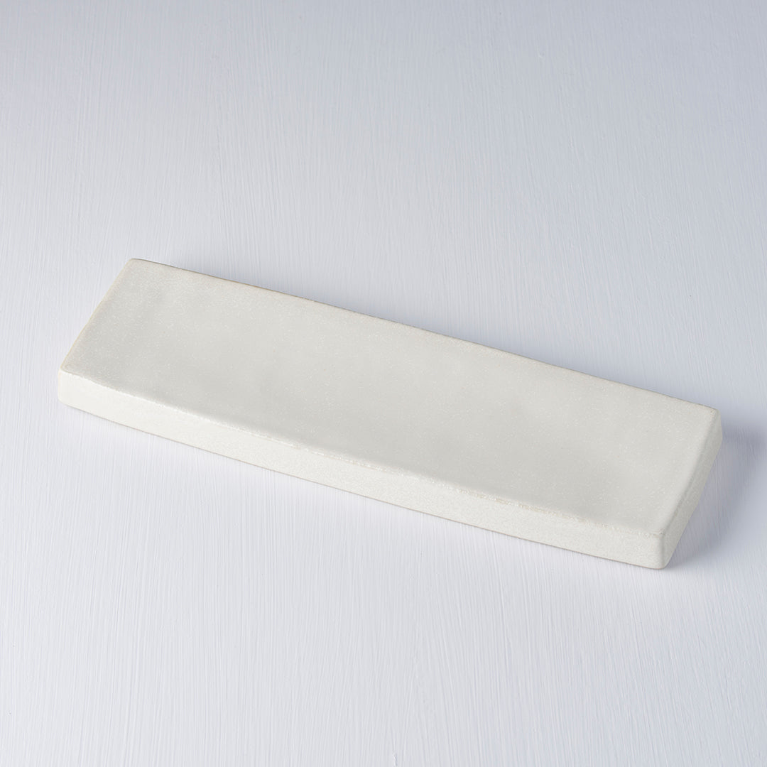 Plate Rectangular 29 x 9cm Craft White Glaze