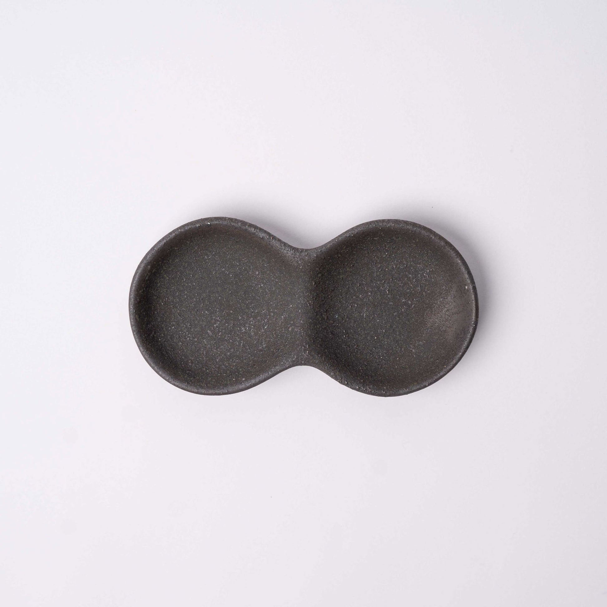 Double Sauce Dish 15.5cm Stone Slab Design