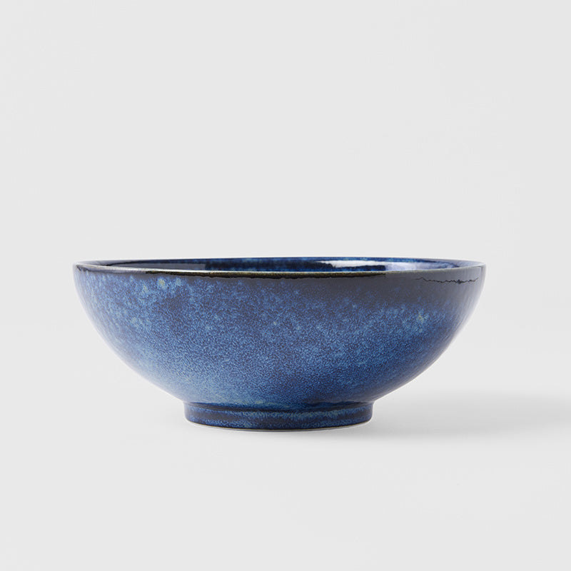 Ramen Bowl 21.5cm Kanso Indigo Blue Glaze
