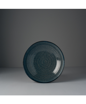 Pasta Bowl Organic Shape 21cm Kanso Indigo Blue Glaze
