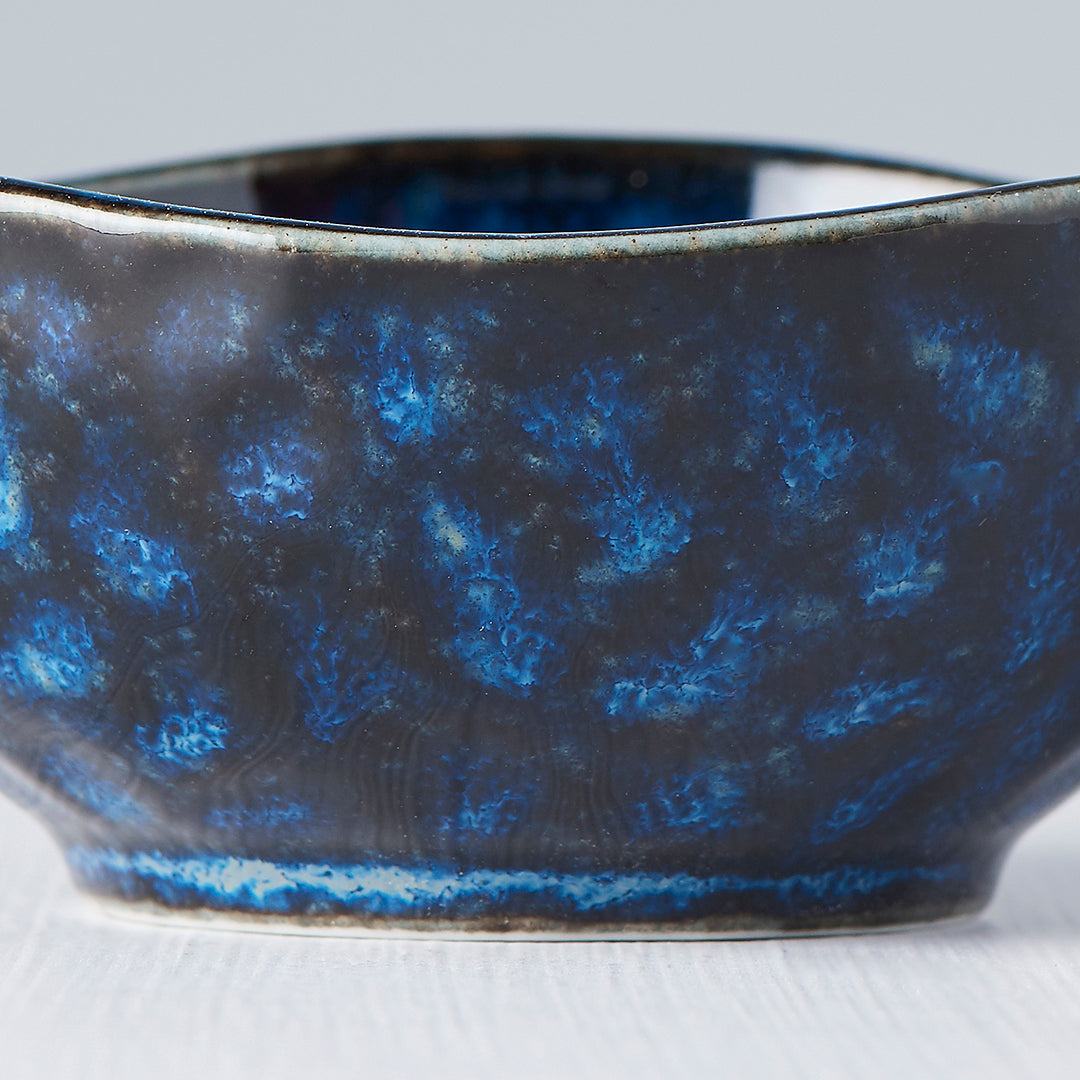 Sauce Dish Organic Shape 8.5cm Kanso Indigo Blue Glaze