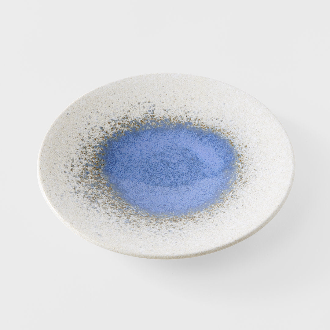 Dinner Plate 25.5cm Bright Blue Puddle Glaze