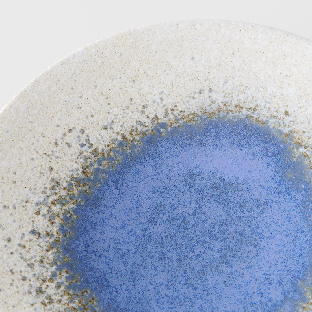 Dinner Plate 25.5cm Bright Blue Puddle Glaze