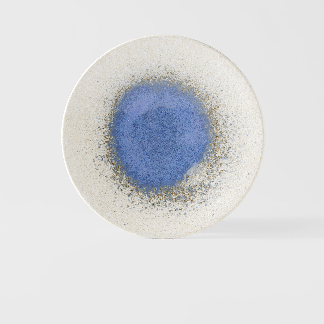 Dinner Plate 25.5cm Bright Blue Puddle Glaze