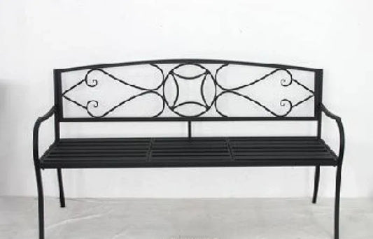 Otis Metal Garden Bench 150x87cm