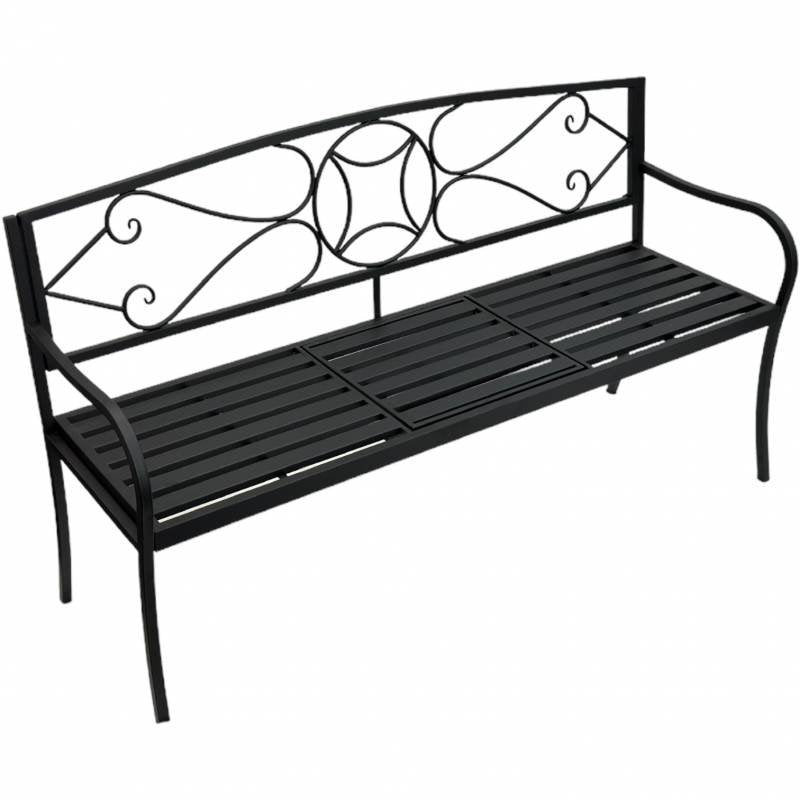 Otis Metal Garden Bench 150x87cm