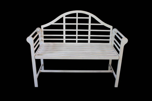 Station Metal Garden Bench 105x96cm