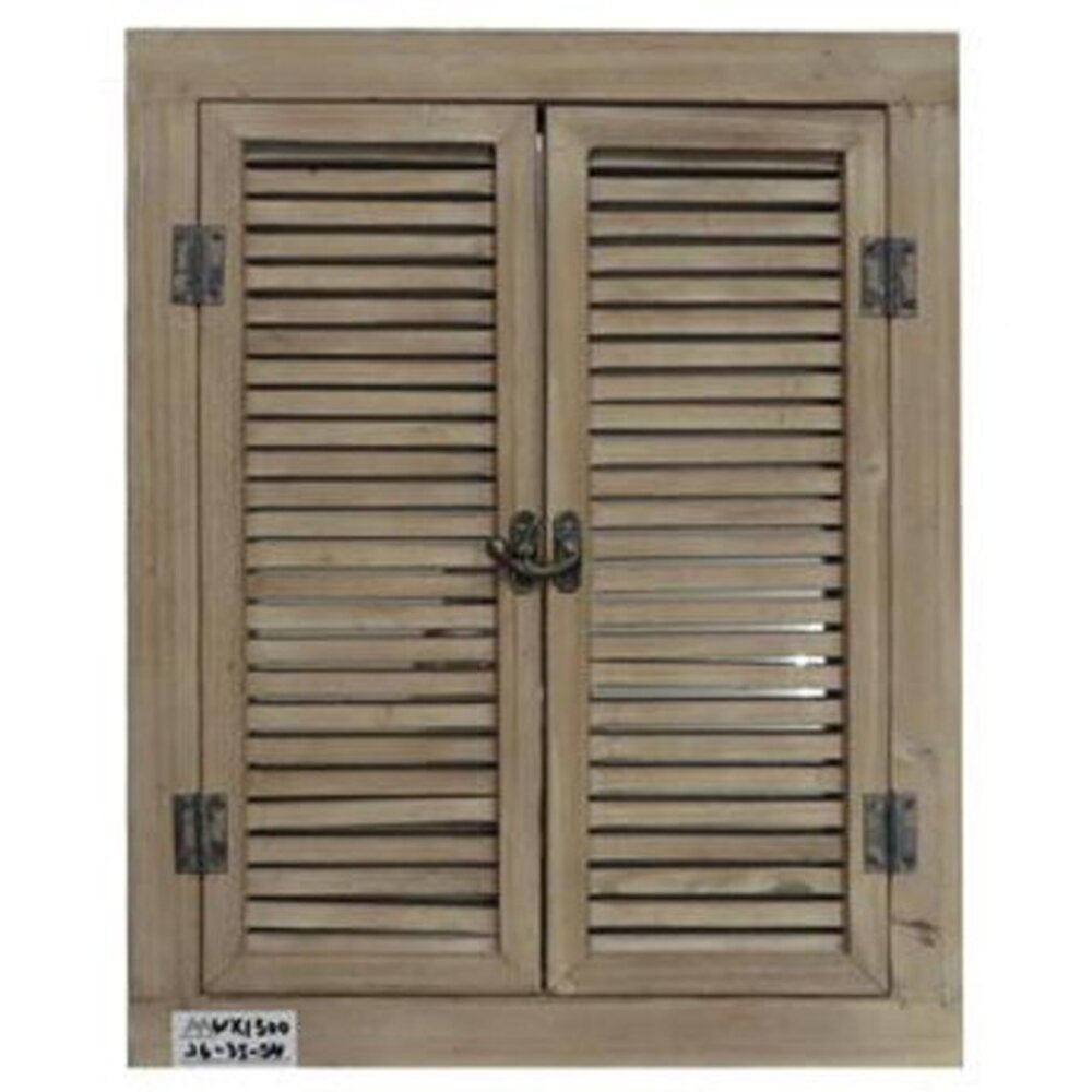 Shutter Frame Wall Mirror 56cm