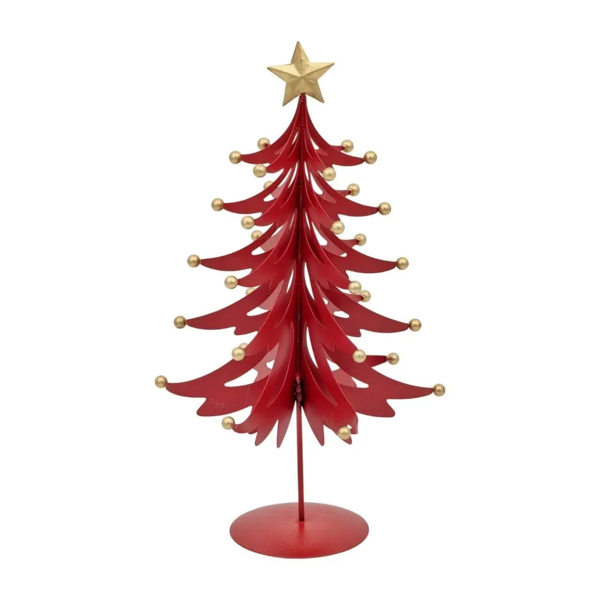 Bulk 6 Xmas Metal Tree 18x31cmh