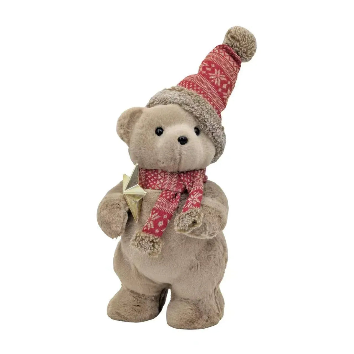 Bulk 6 Xmas Cozy Kesington Luxe Teddy 16x15x33cm