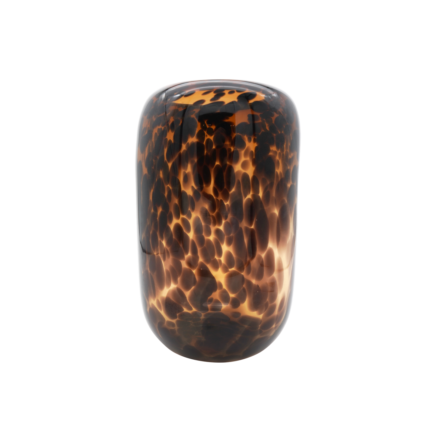 Leopard Glass Vase