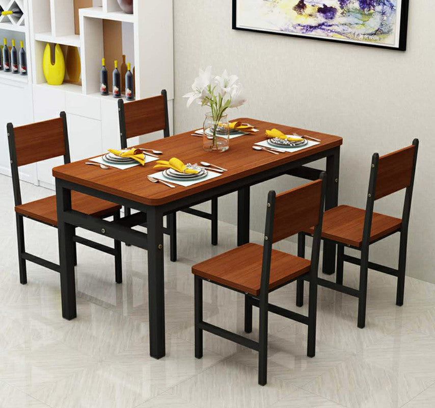 nnecn-wood-steel-dining-set-oak-black