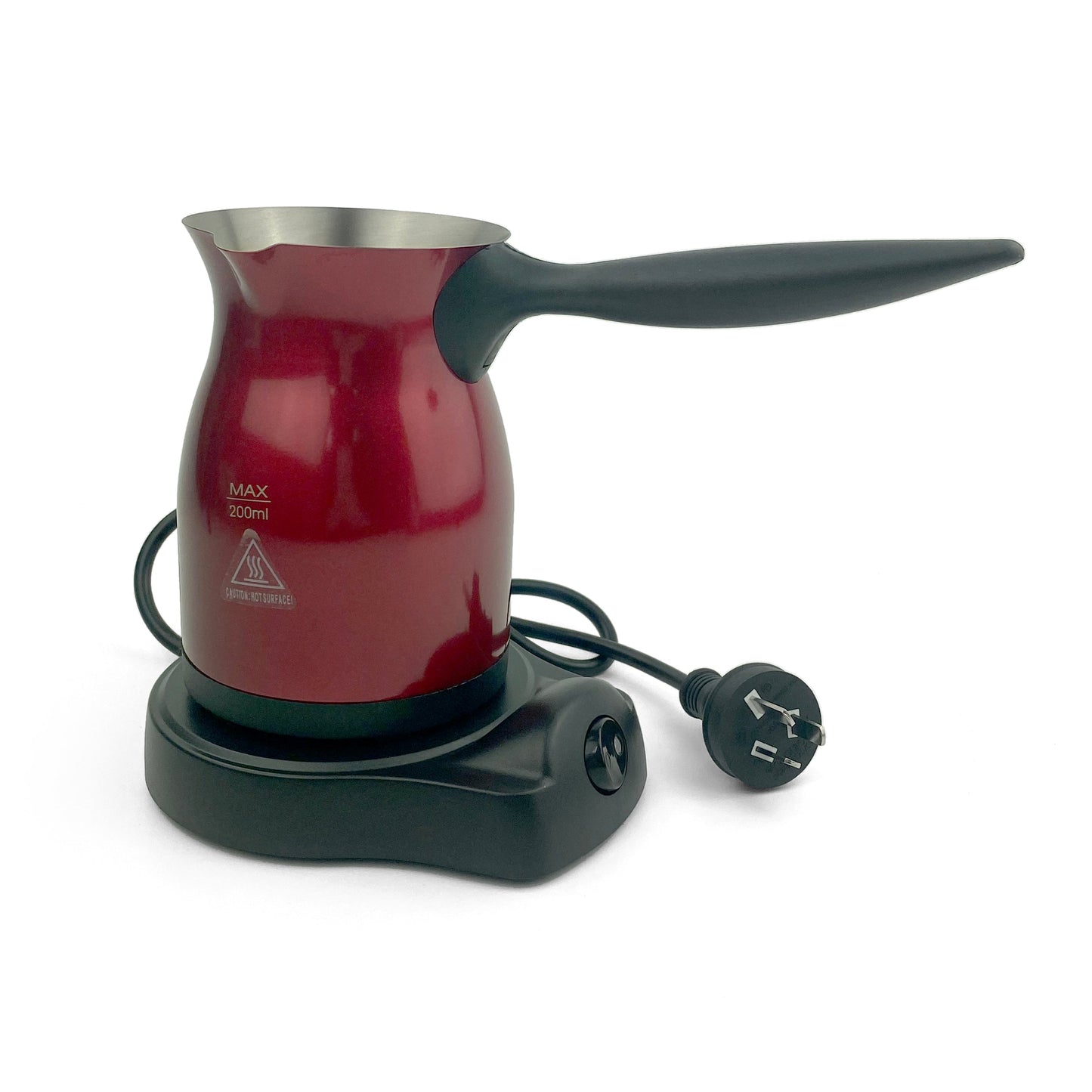 red-electric-turkish-greek-arabic-coffee-maker-pot-automatic-sensor-anti-overflow at www.mallsonline.com.au