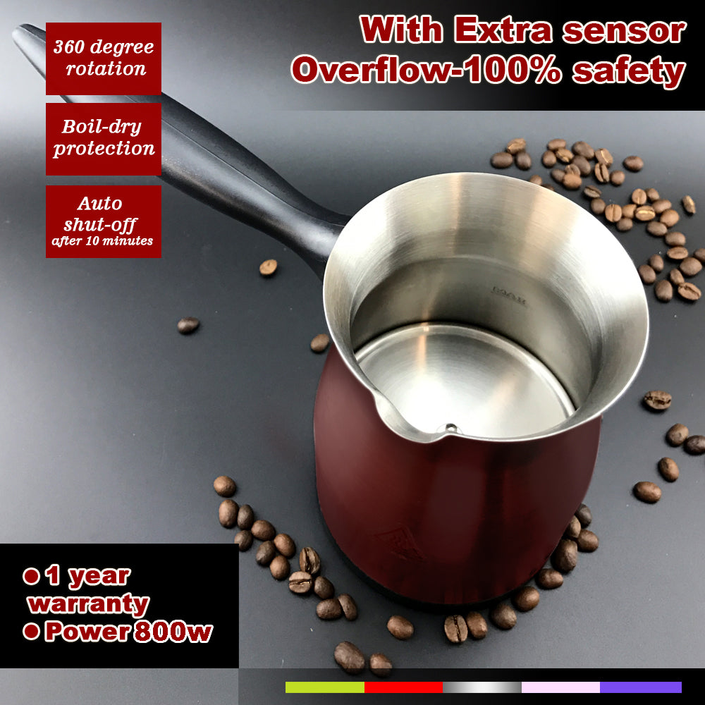 red-electric-turkish-greek-arabic-coffee-maker-pot-automatic-sensor-anti-overflow at www.mallsonline.com.au