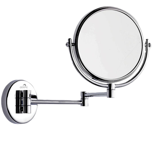 3x-1x-wall-mount-magnifying-mirror-solid-brass